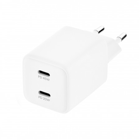 Адаптер питания uBear Bridge USB-C+USB-A 45Вт