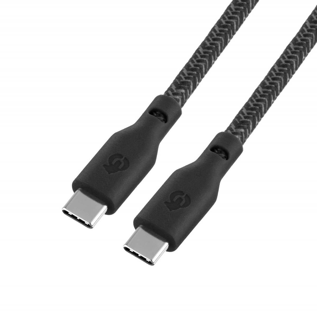 uBear Trend Кабель-переходник с USB-C на USB-C 1,2м 60Вт, Темно-синий