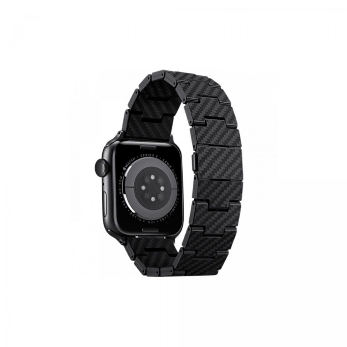 Ремешок Pitaka Modern для Apple Watch, 42/44/45mm, карбон, черный