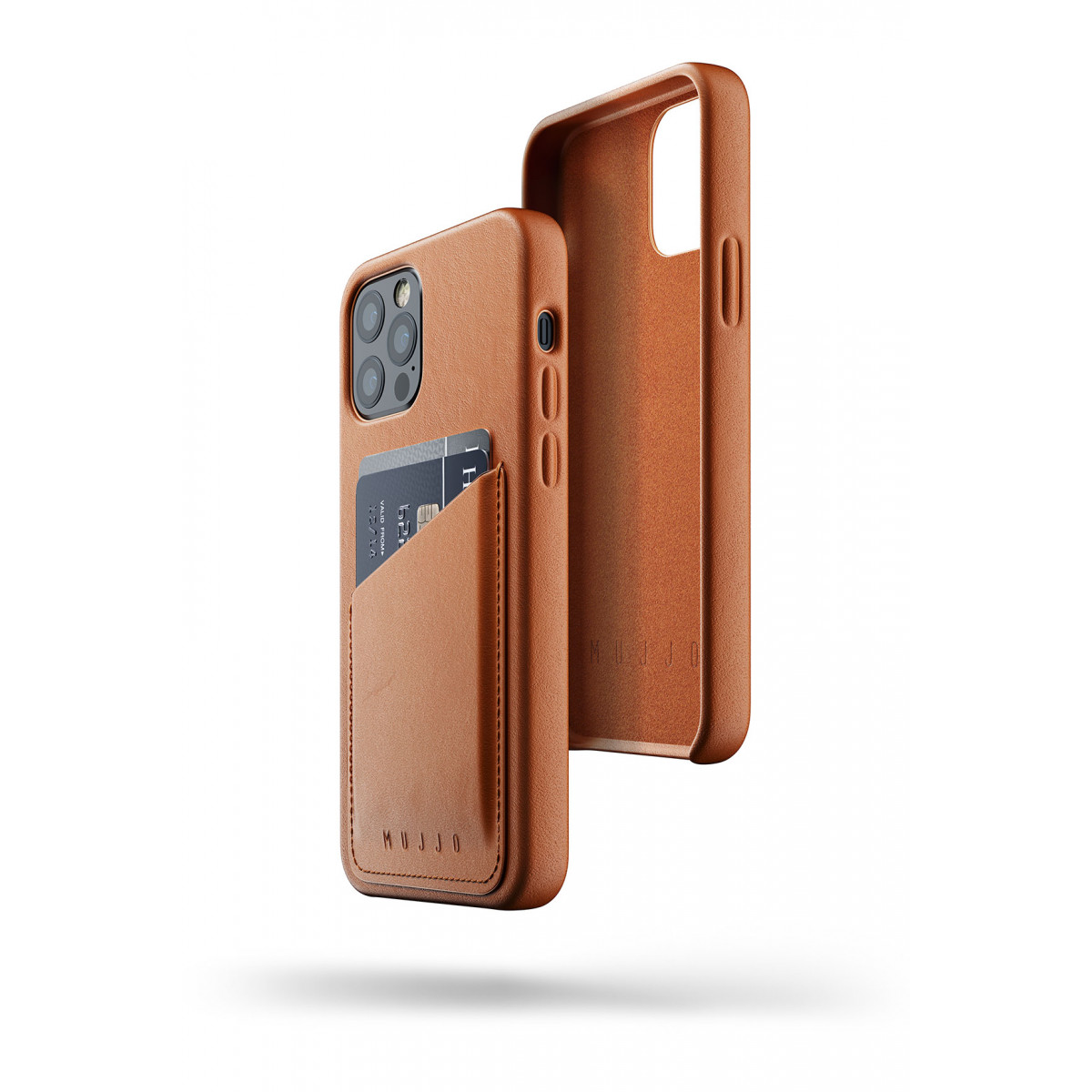 Чехол Mujjo Full Leather Wallet Case для iPhone 12 Mini