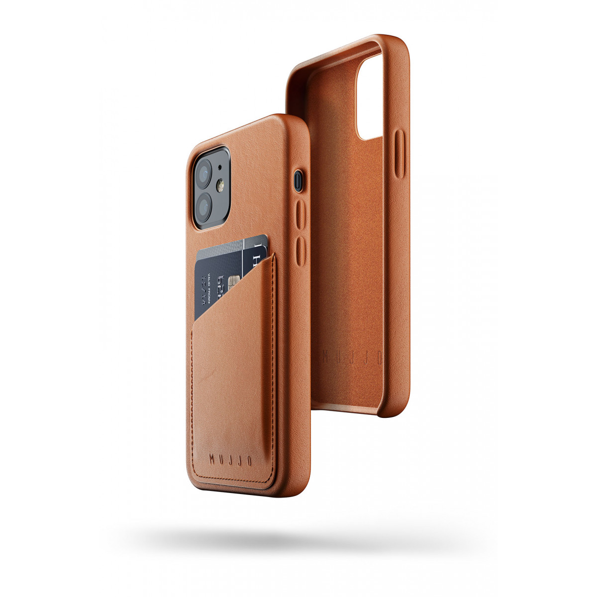 Чехол Mujjo Full Leather Wallet Case для iPhone 12 Mini