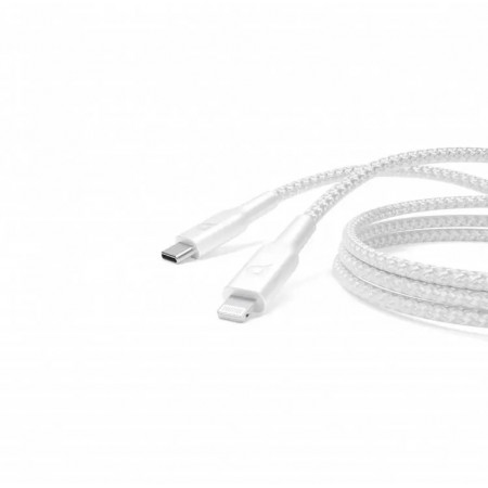 Powerology Кабель-переходник с USB-C на Lightning Cable 1.2М Белый