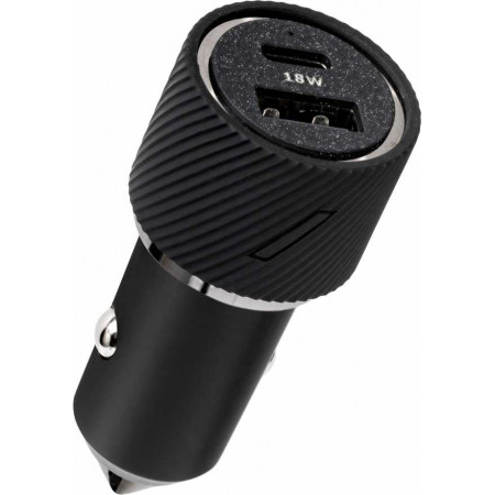 Автомобильное зарядное устройство Native Union Car Charger USB-A + USB-С, 30 Вт, черный