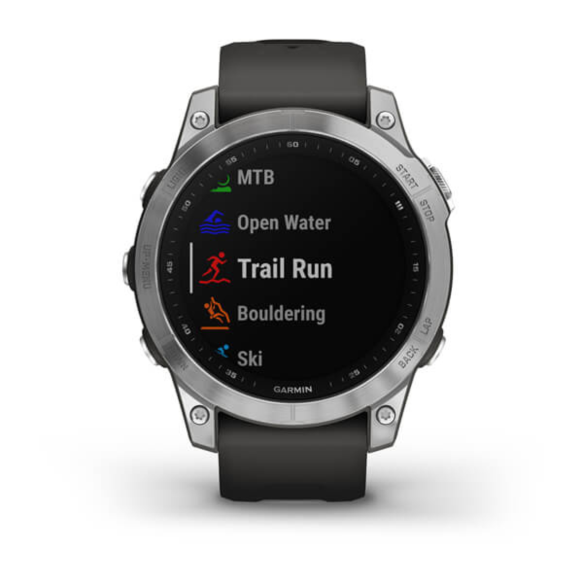 Garmin Fenix 7 Silver Graphite Band