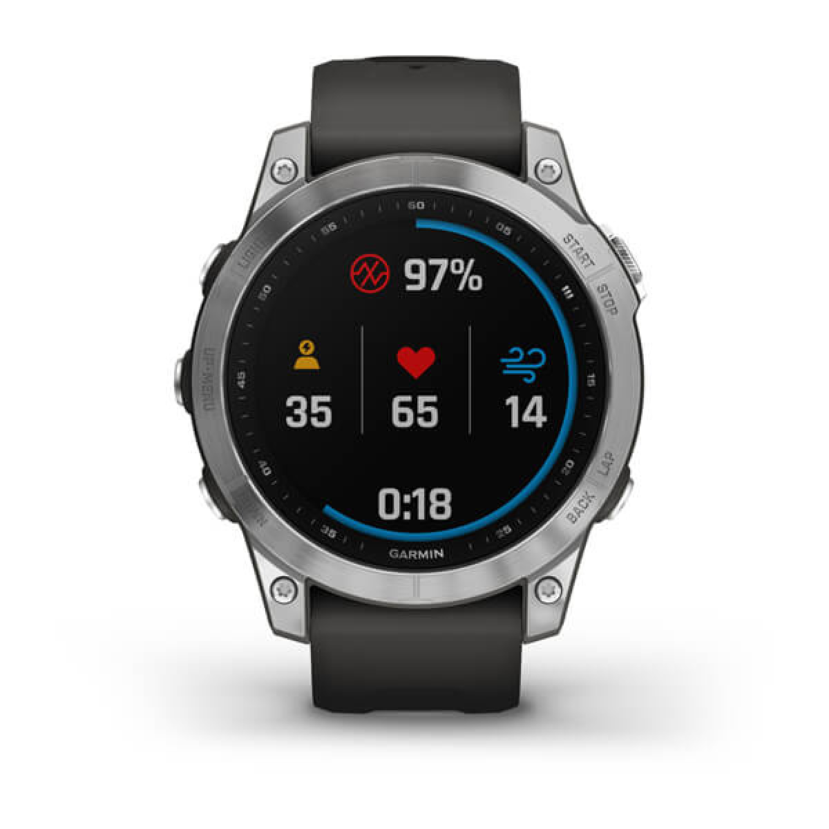 Garmin Fenix 7 Silver Graphite Band