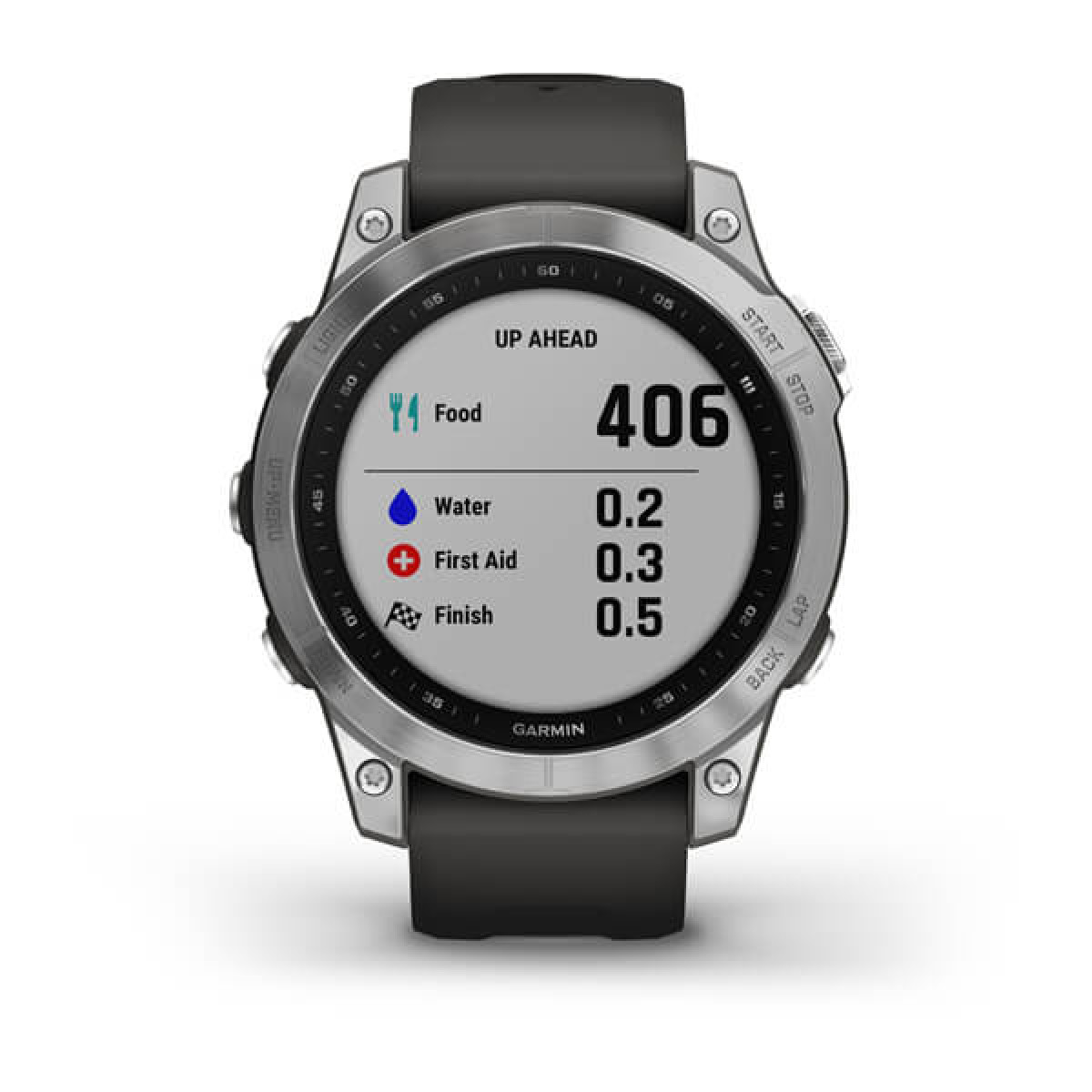 Garmin Fenix 7 Silver Graphite Band