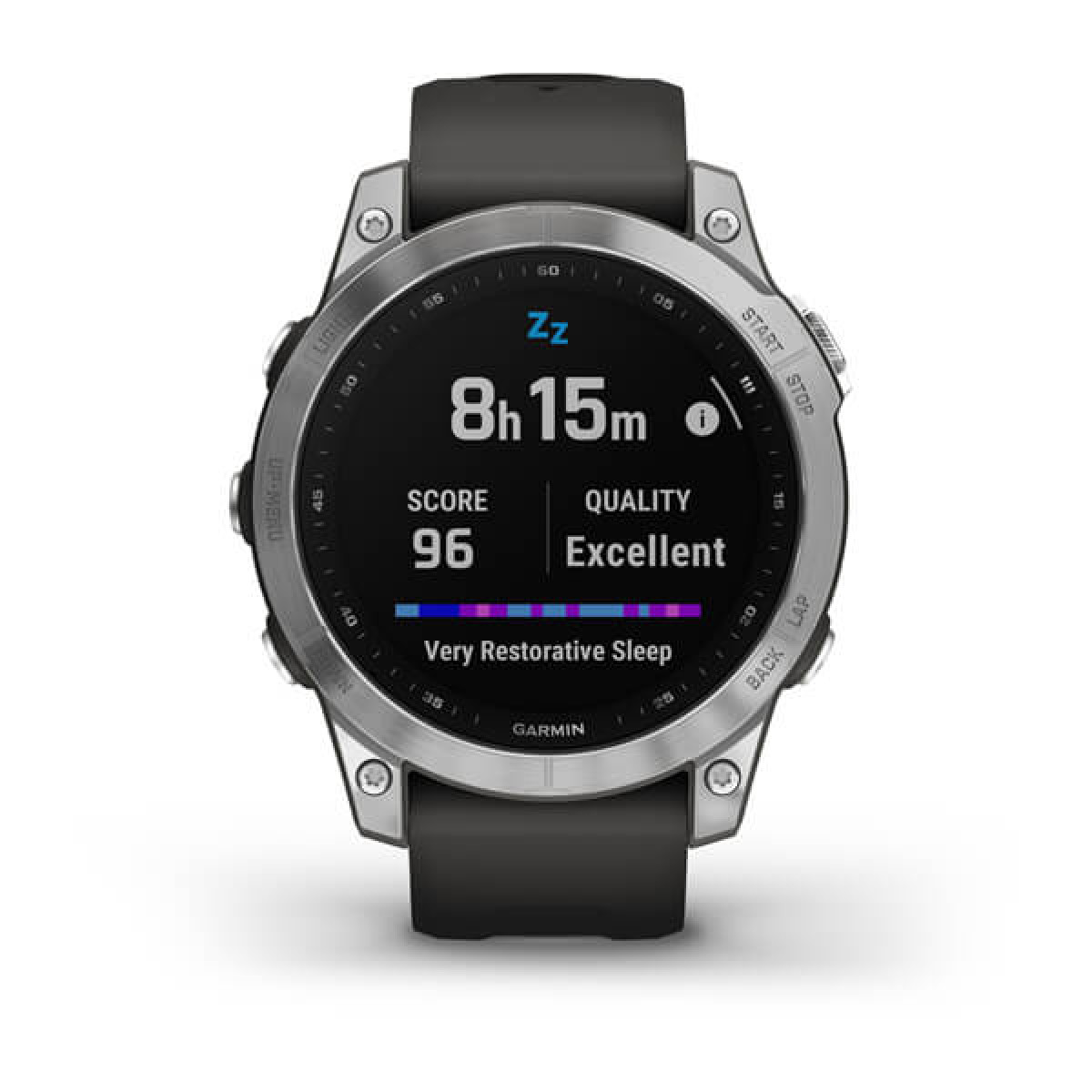 Garmin Fenix 7 Silver Graphite Band