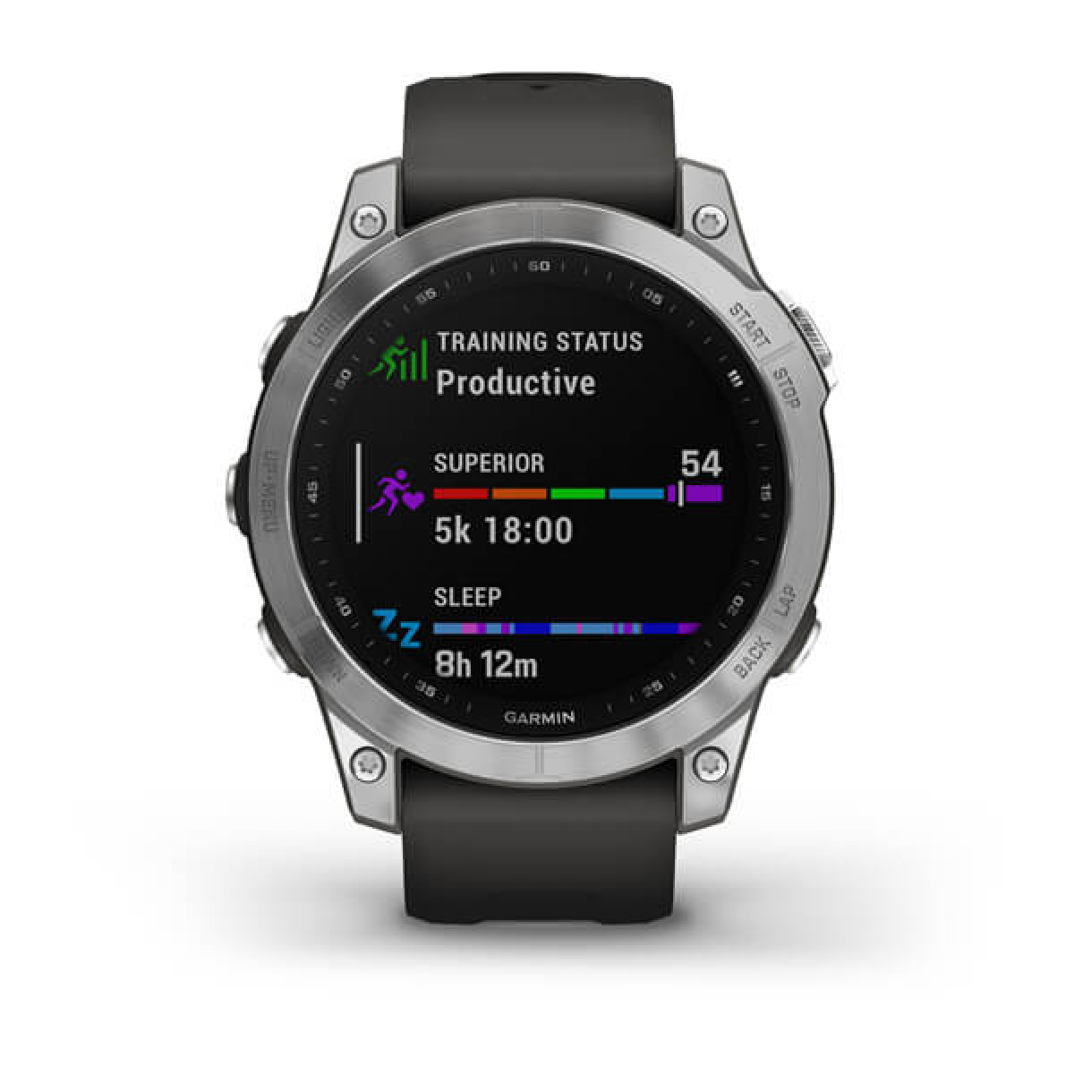 Garmin Fenix 7 Silver Graphite Band