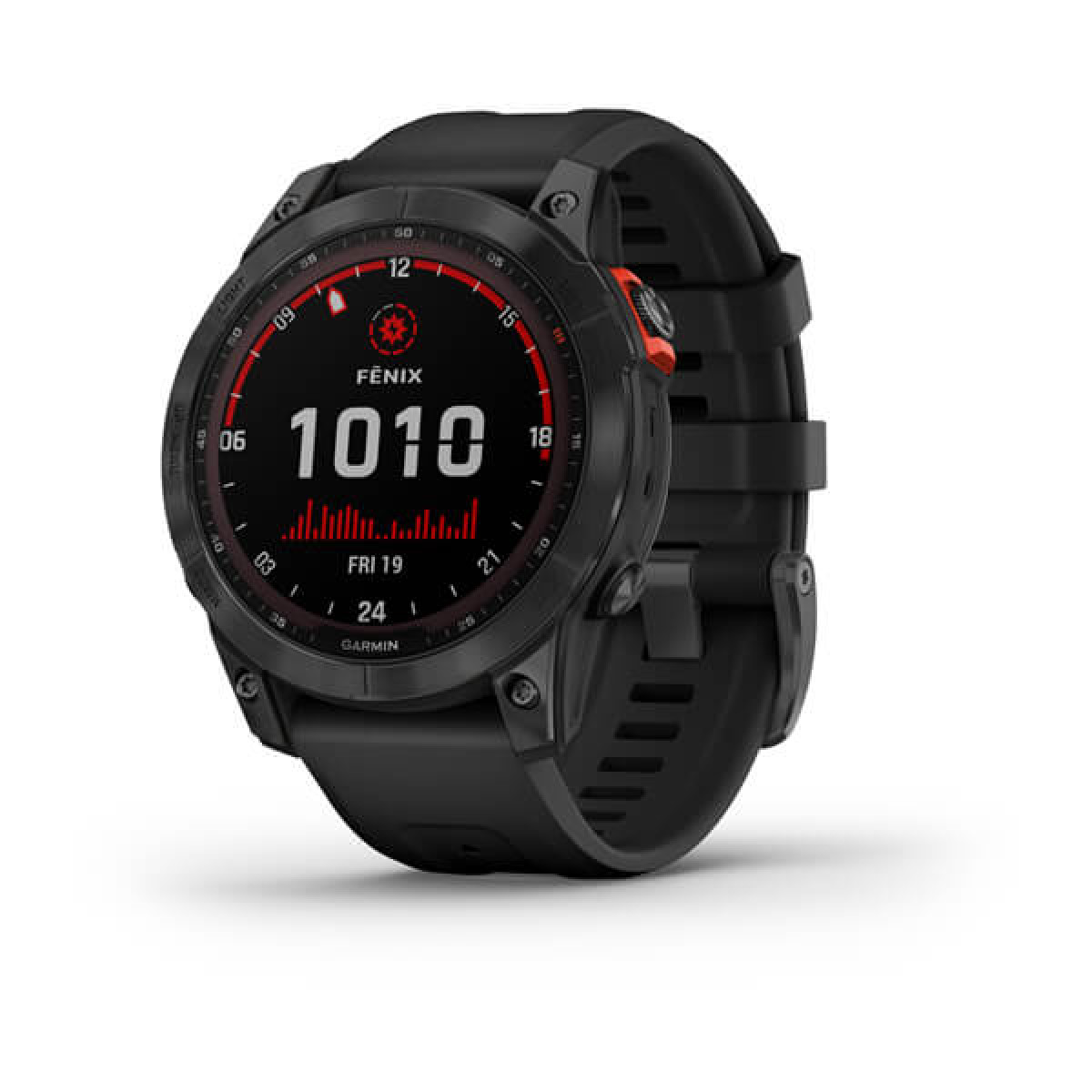 Garmin Fenix 7 Solar Slate Gray Black Band