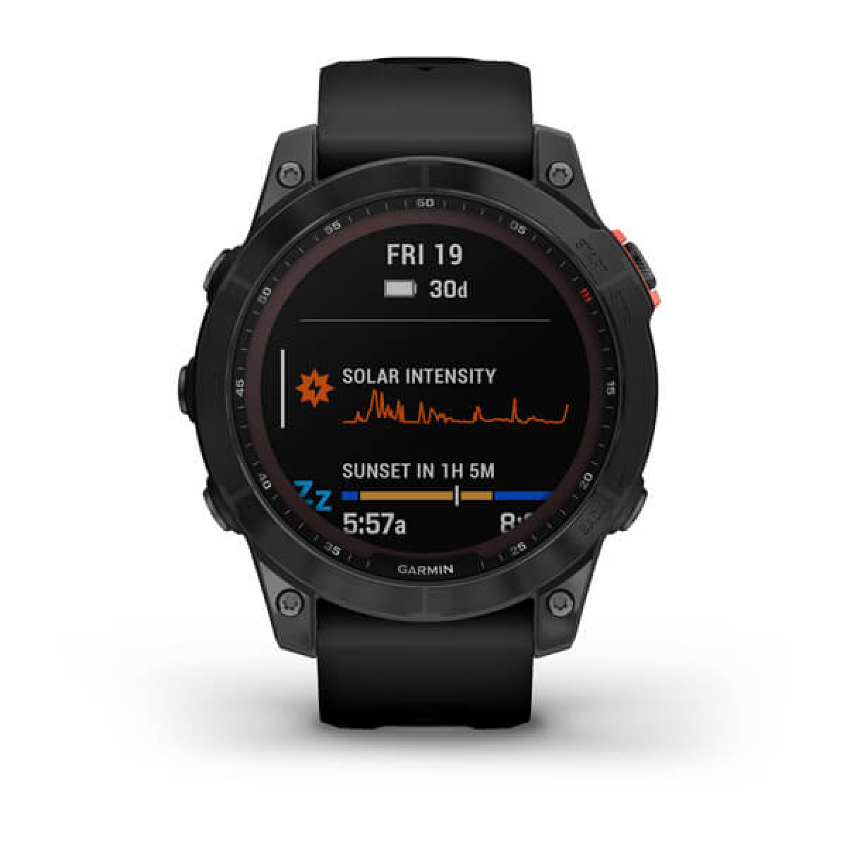 Garmin Fenix 7 Solar Slate Gray Black Band