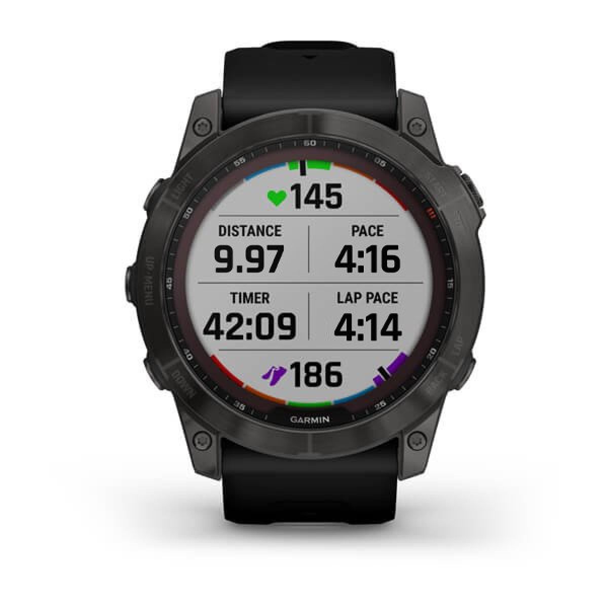 Garmin Fenix 7X Sapphire Solar Carbon Gray DLC Ti Black Band