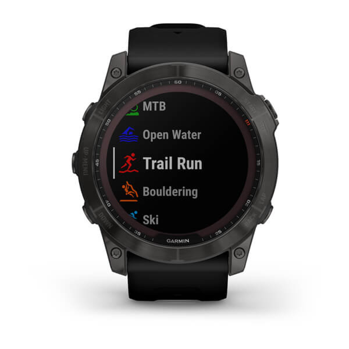 Garmin Fenix 7X Sapphire Solar Carbon Gray DLC Ti Black Band