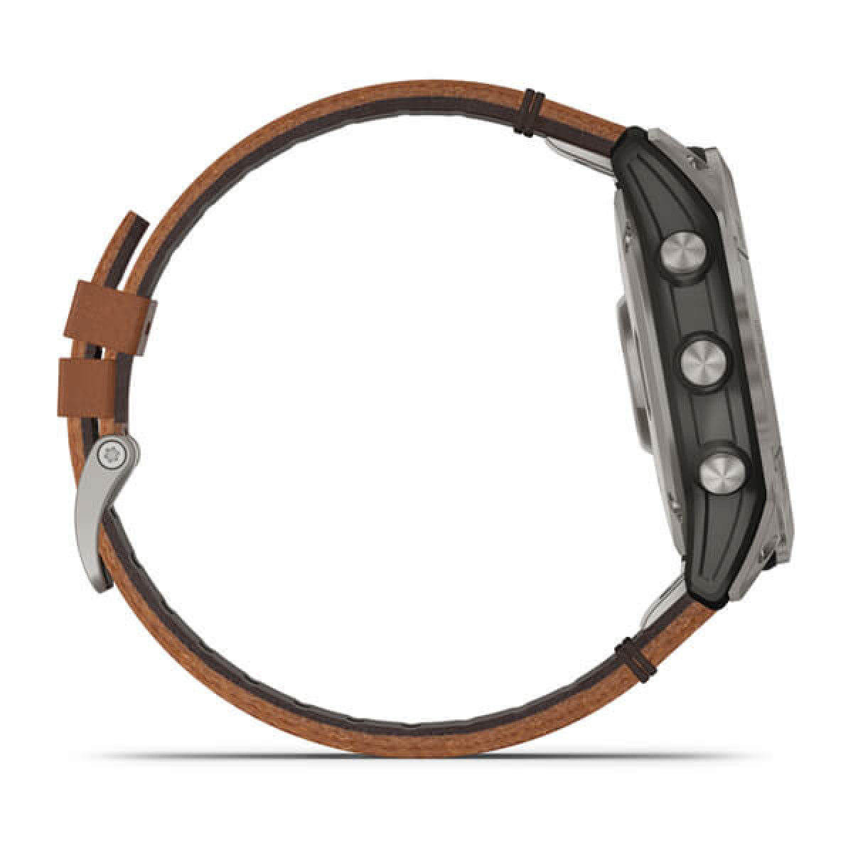 Garmin Fenix 7X Sapphire Solar Titanium Chestnut Leather