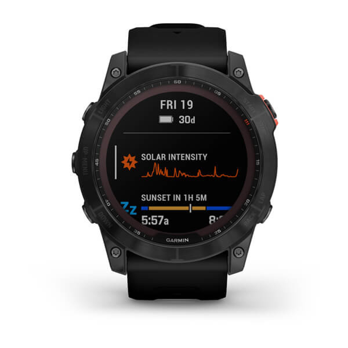 Garmin Fenix 7X Solar Slate Gray Black Band