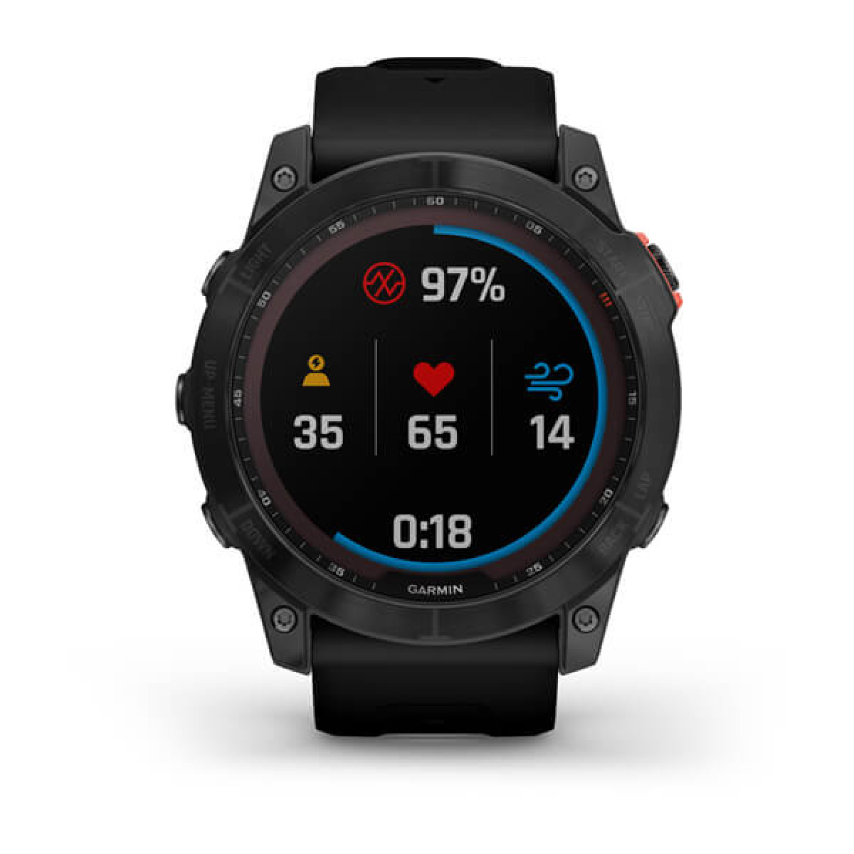 Garmin Fenix 7X Solar Slate Gray Black Band